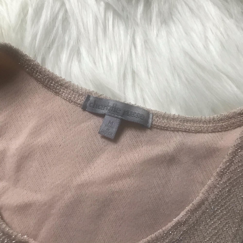 Open Back Sparkly Tank - Picture 3 of 3